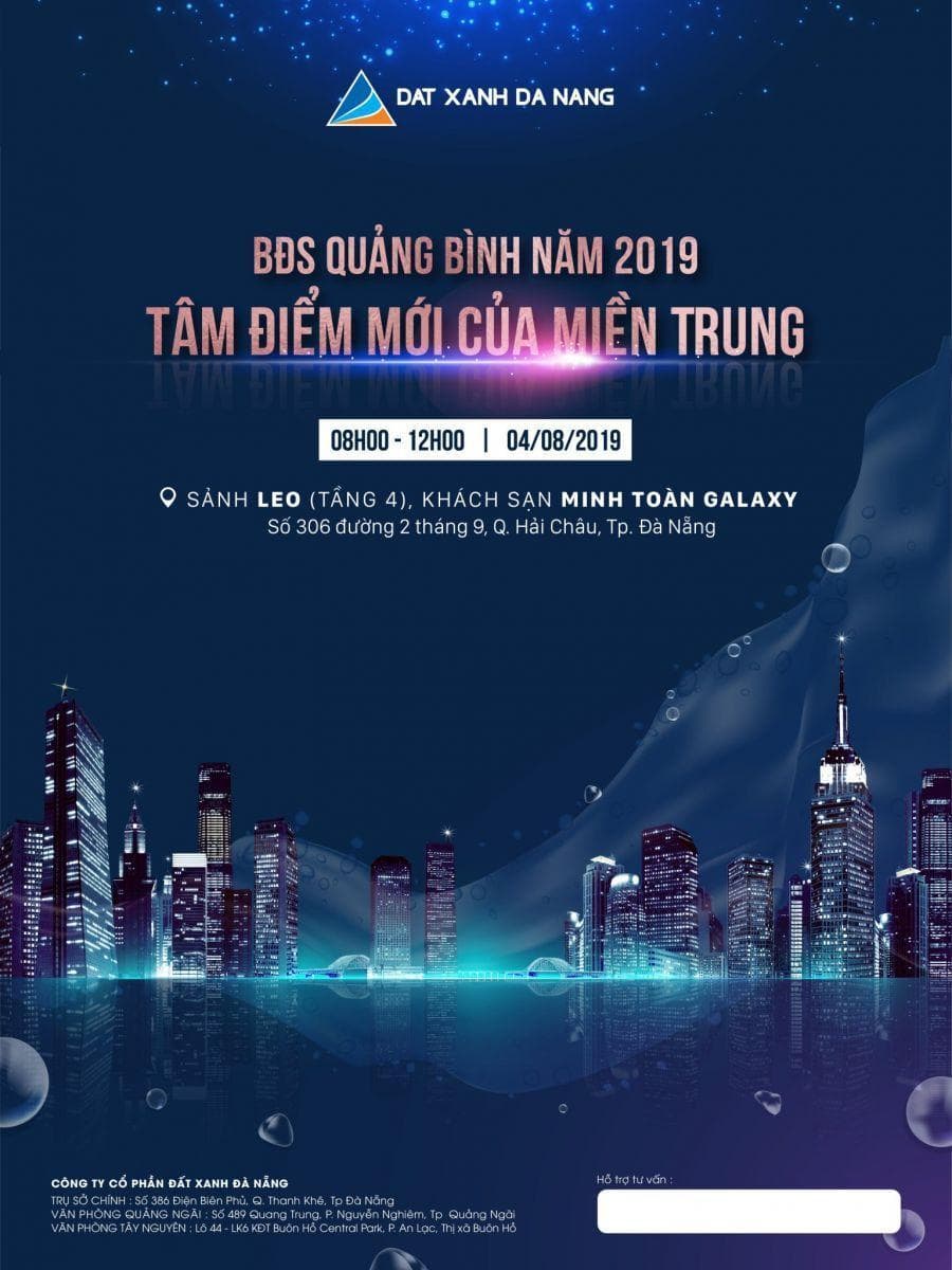 ĐẤT XANH ĐÀ NẴNG CHÍNH THỨC PHÁT TRIỂN THỊ TRƯỜNG QUẢNG BÌNH