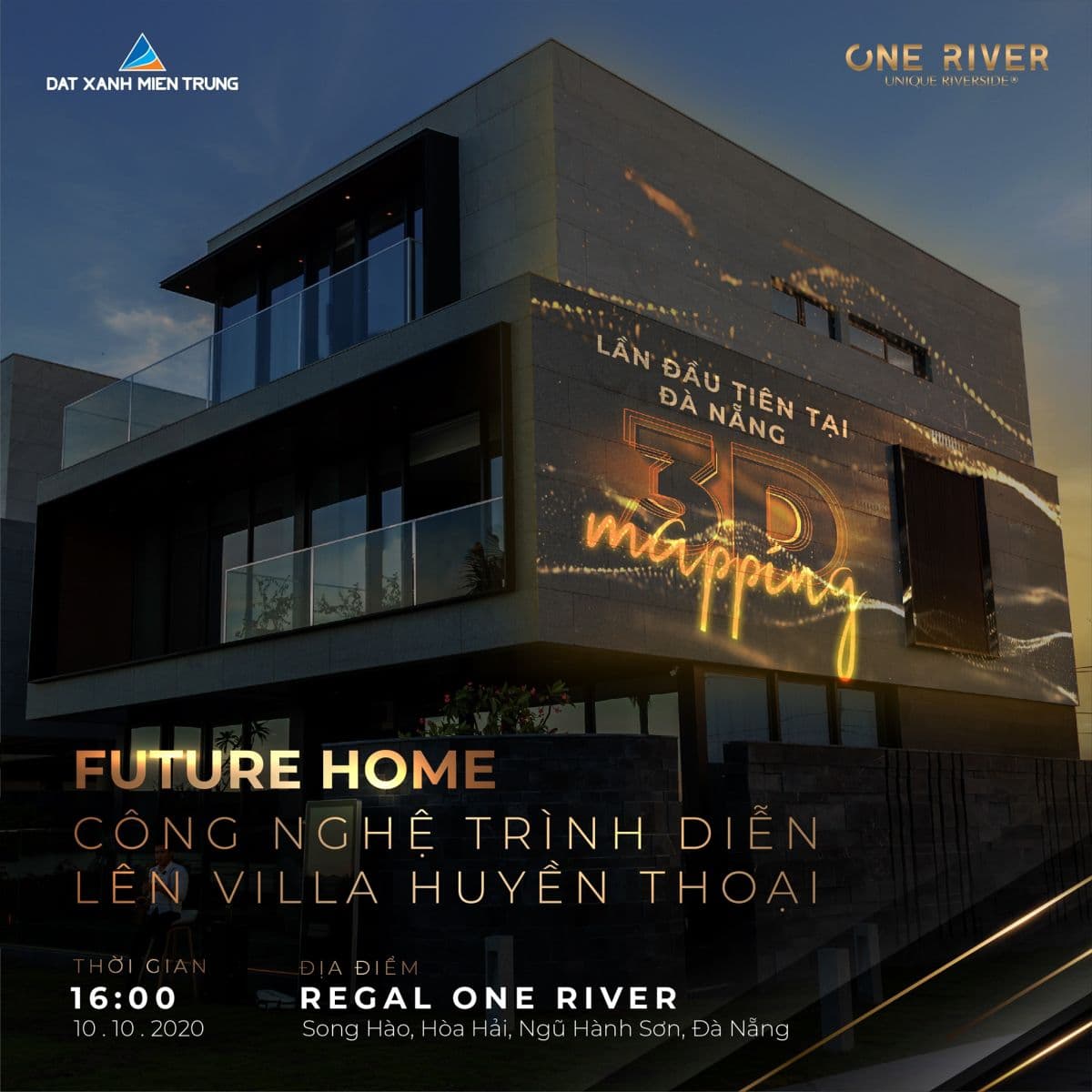 ĐẤT XANH MIỀN TRUNG KHÁNH THÀNH VILLA 7 SAO ONE RIVER
