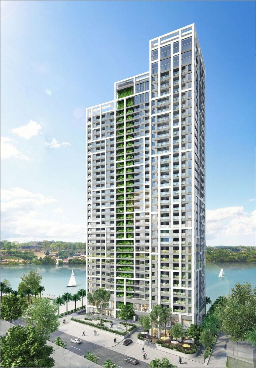 ĐÀ NẴNG: SẮP SỬA RA MẮT 2 TÒA THÁP TRÁNG LỆ VEN SÔNG HÀN