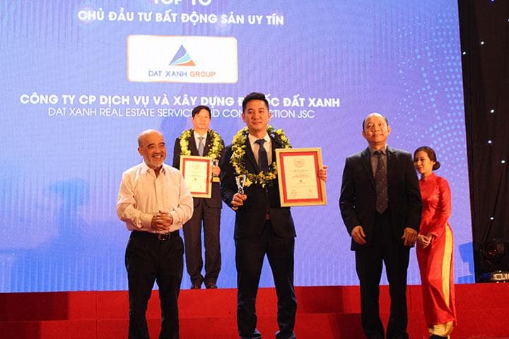 ĐẤT XANH VINH DỰ ĐẠT TOP 10 CHỦ ĐẦU TƯ BẤT ĐỘNG SẢN UY TÍN NĂM 2018