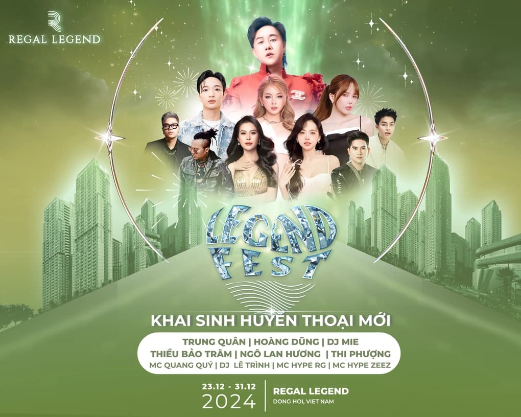 Legend Fest Đồng Hới – điểm đến vui chơi Tết Dương lịch 2025
