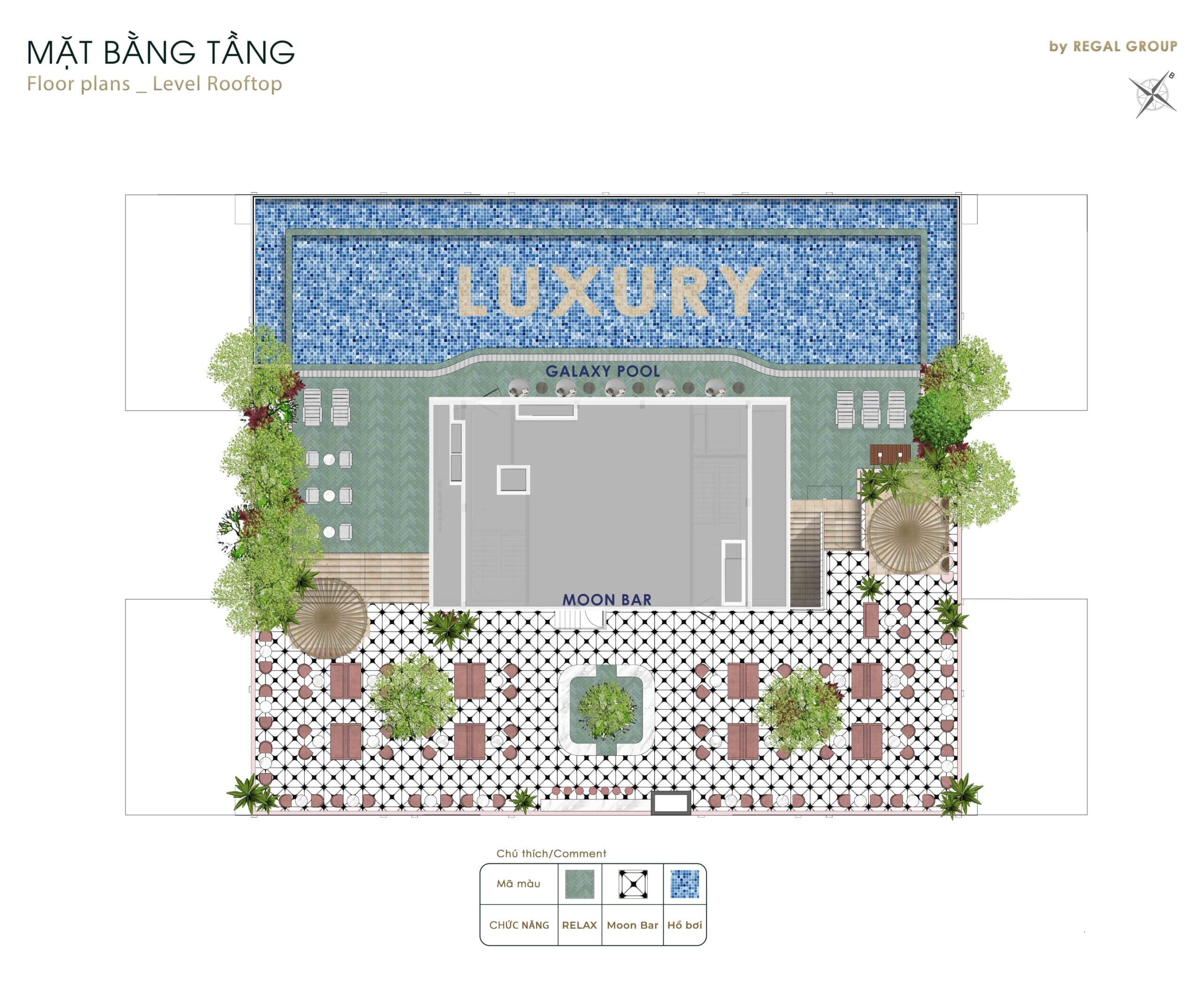 Tầng Rooftop bar_