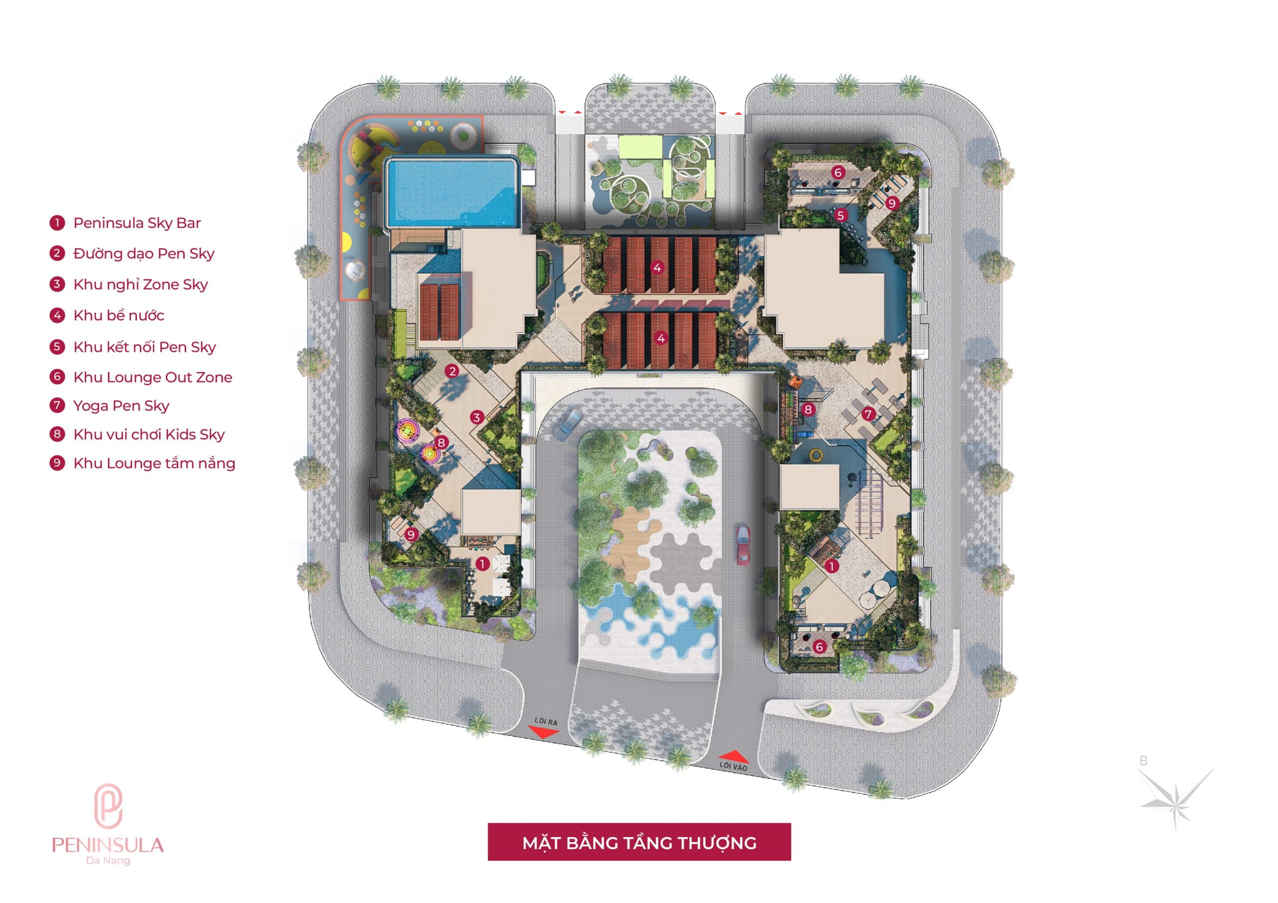 Mat Bang tang thuong du an Peninsula Da Nang