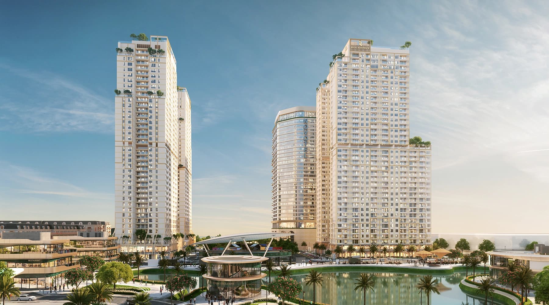 Hệ tiện ích khép kín tại Regal Residence Đồng Hới