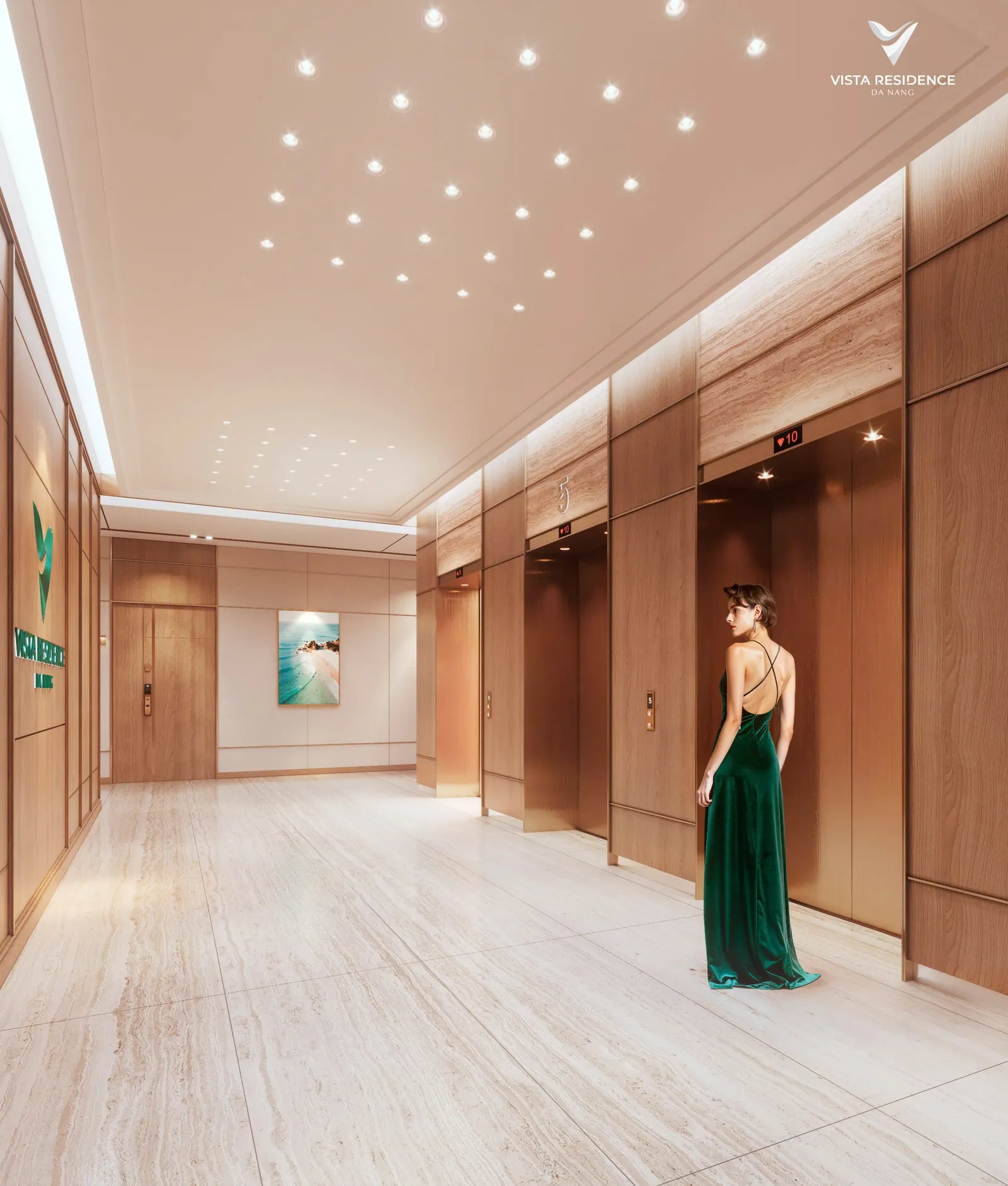 Hành lang & thang máy