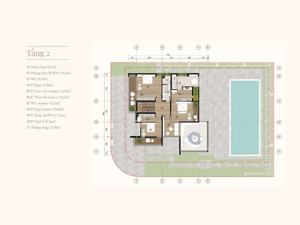 Mặt bằng căn hộ 2