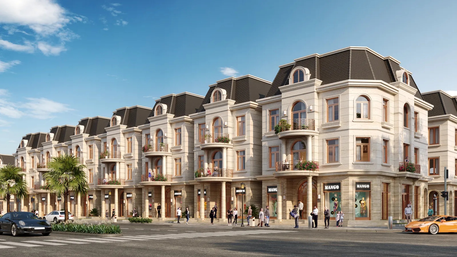 Phân khu thấp tầng