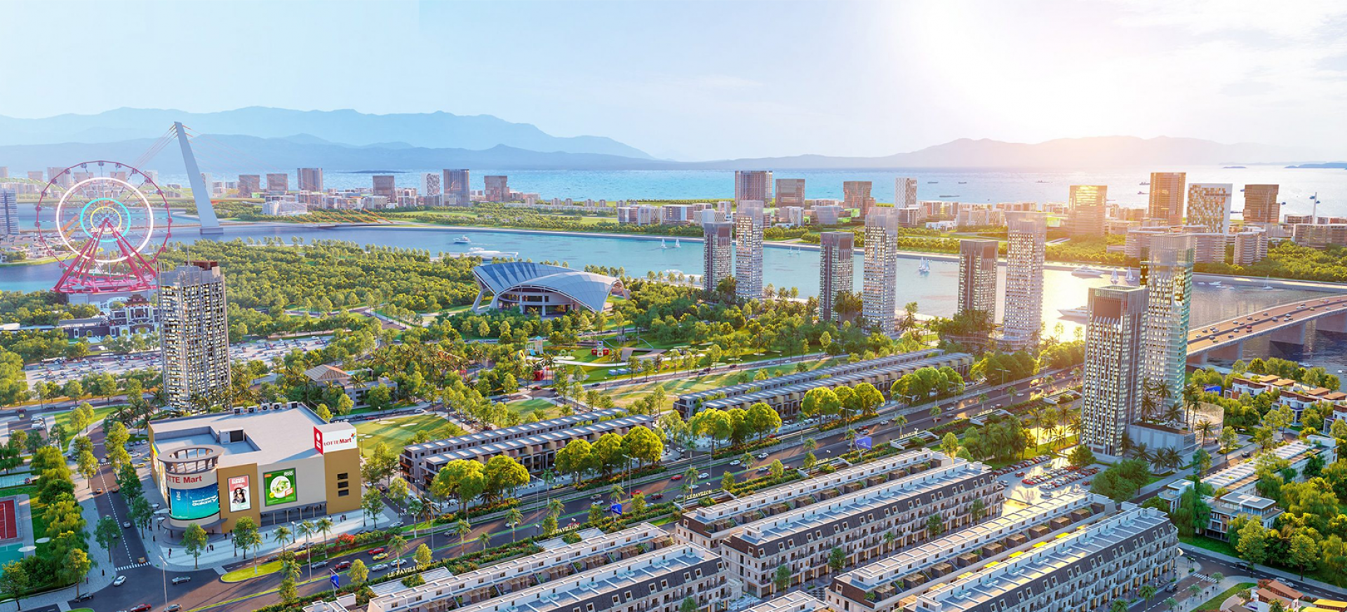 Regal Pavillon - Dãy Shophouse nhà phố thương mại nằm bên cạnh trục đường cầu Tuyên Sơn cạnh Lottle Mark