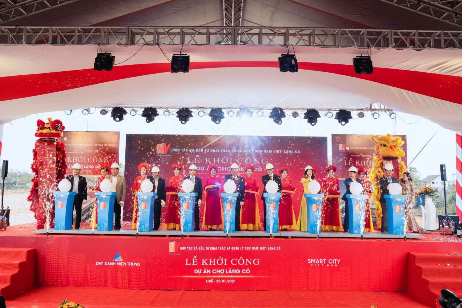 CHÍNH THỨC KHỞI CÔNG DỰ ÁN CHỢ LĂNG CÔ, THỪA THIÊN HUẾ