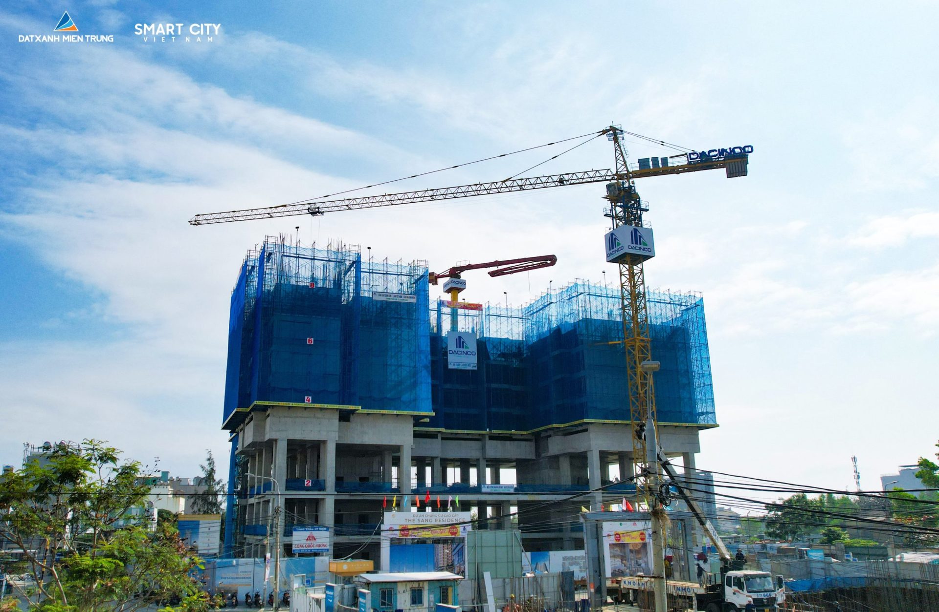 Tiến độ the sang residence giáp tết 2022