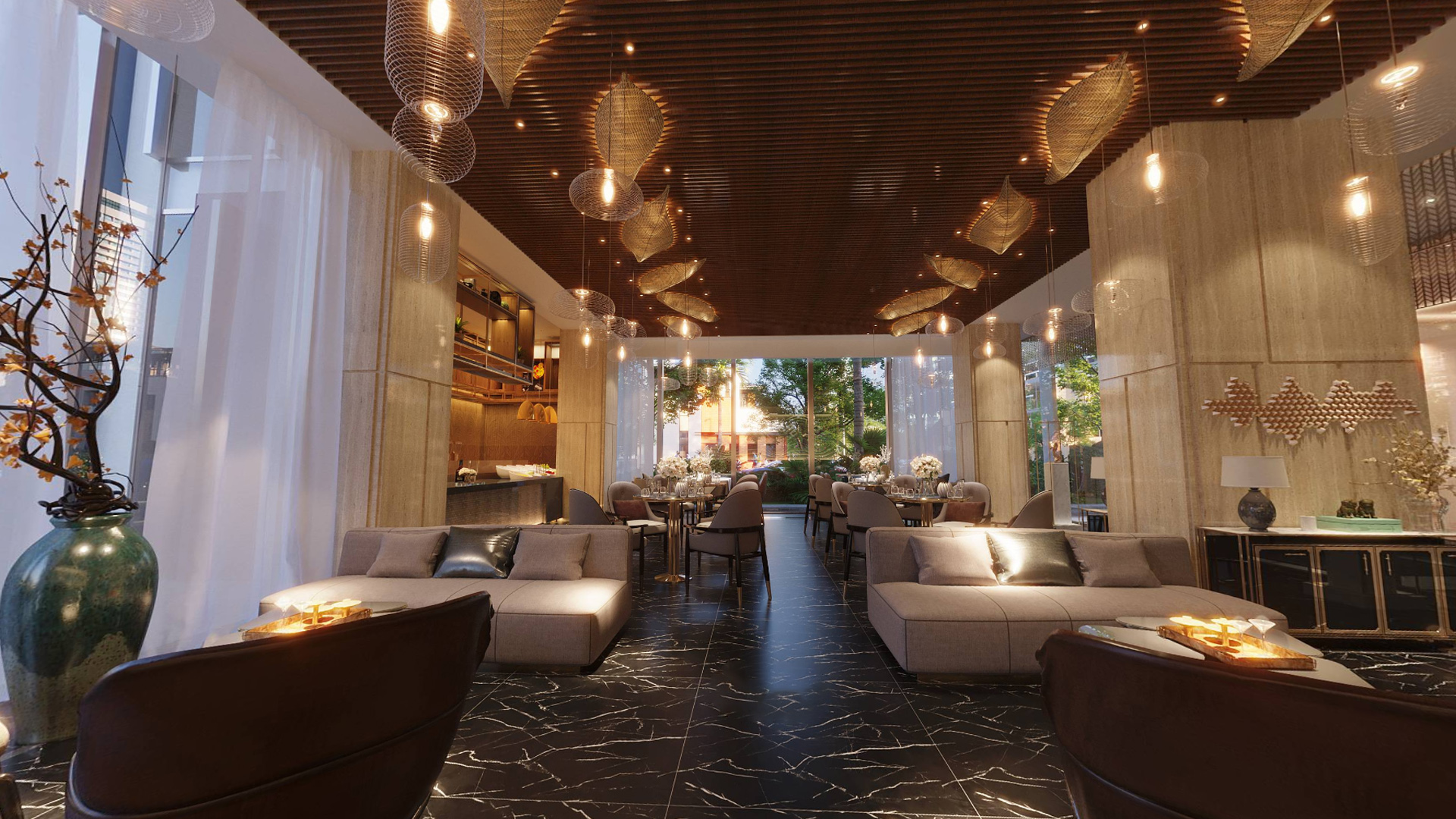 Không gian cà phê