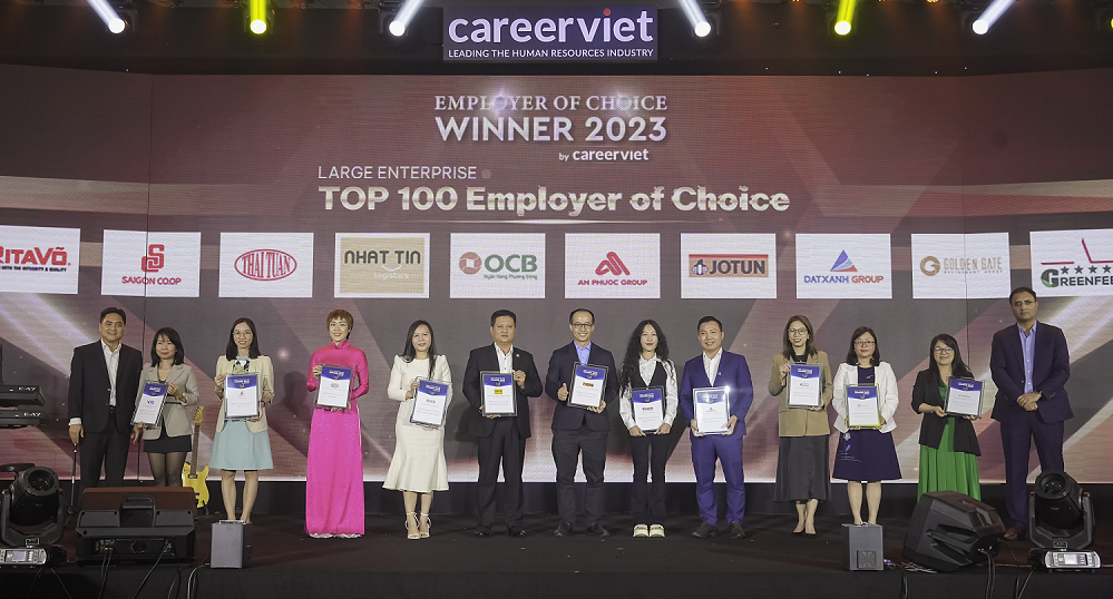 Tập đoàn Đất Xanh được vinh danh Top 100 Nhà tuyển dụng được yêu thích nhất năm 2023