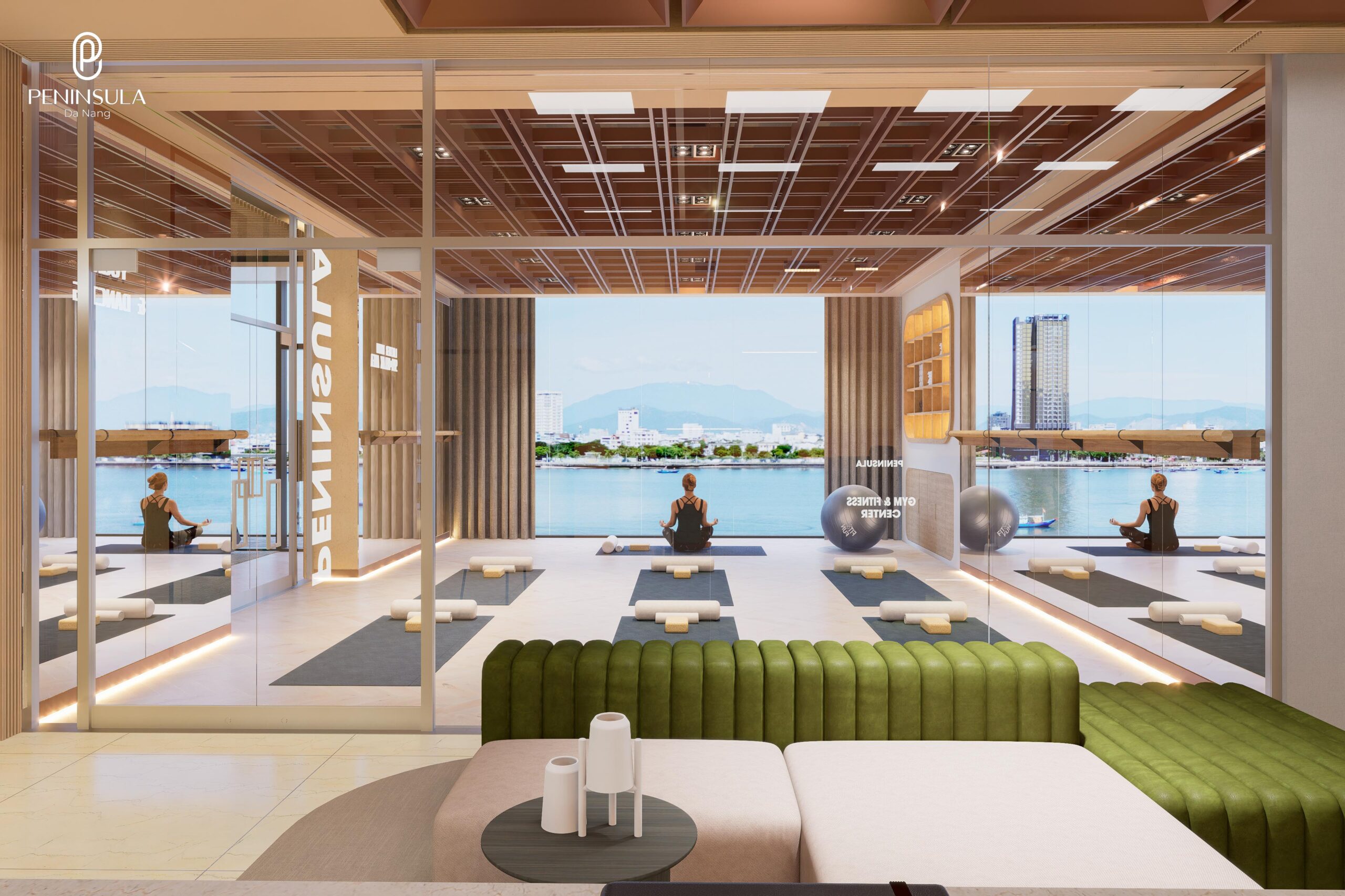 Phối cảnh khu Yoga - Spa - Phòng Gym