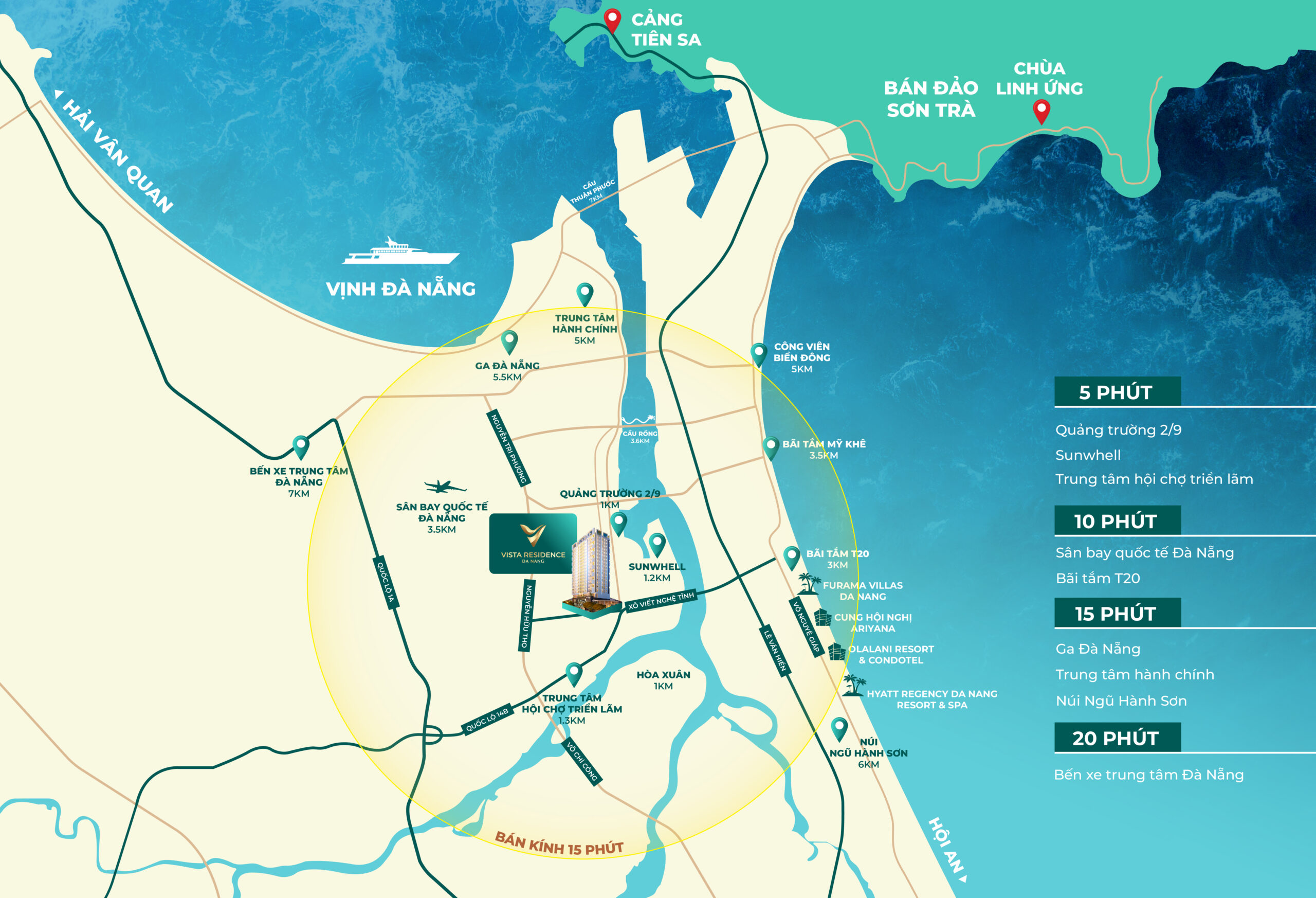 Sơ đồ vị trí Vista Residences Đà Nẵng