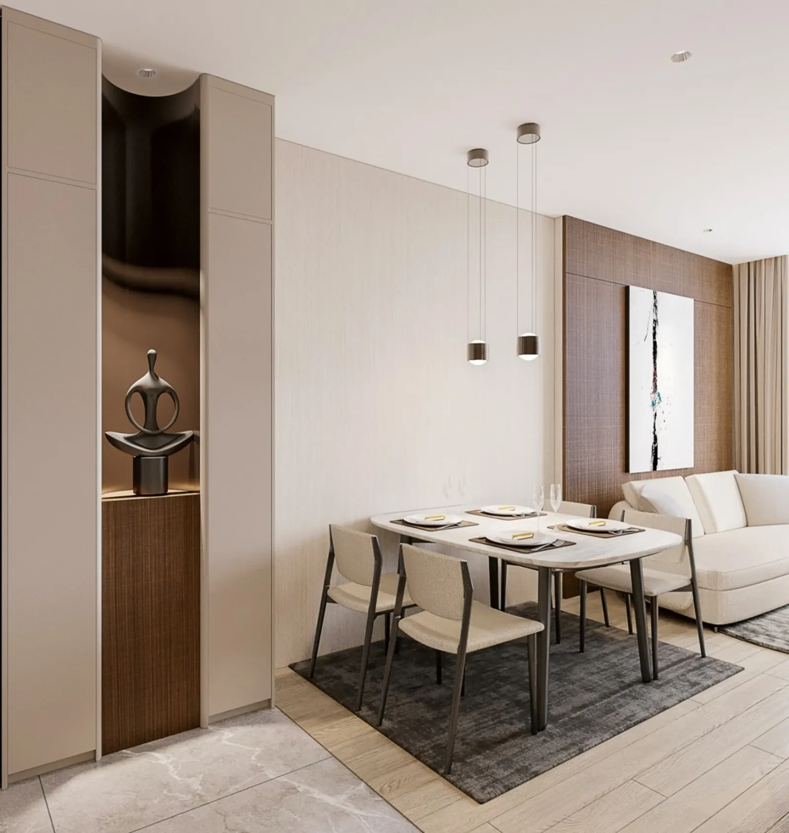 Căn hộ 1 phòng ngủ