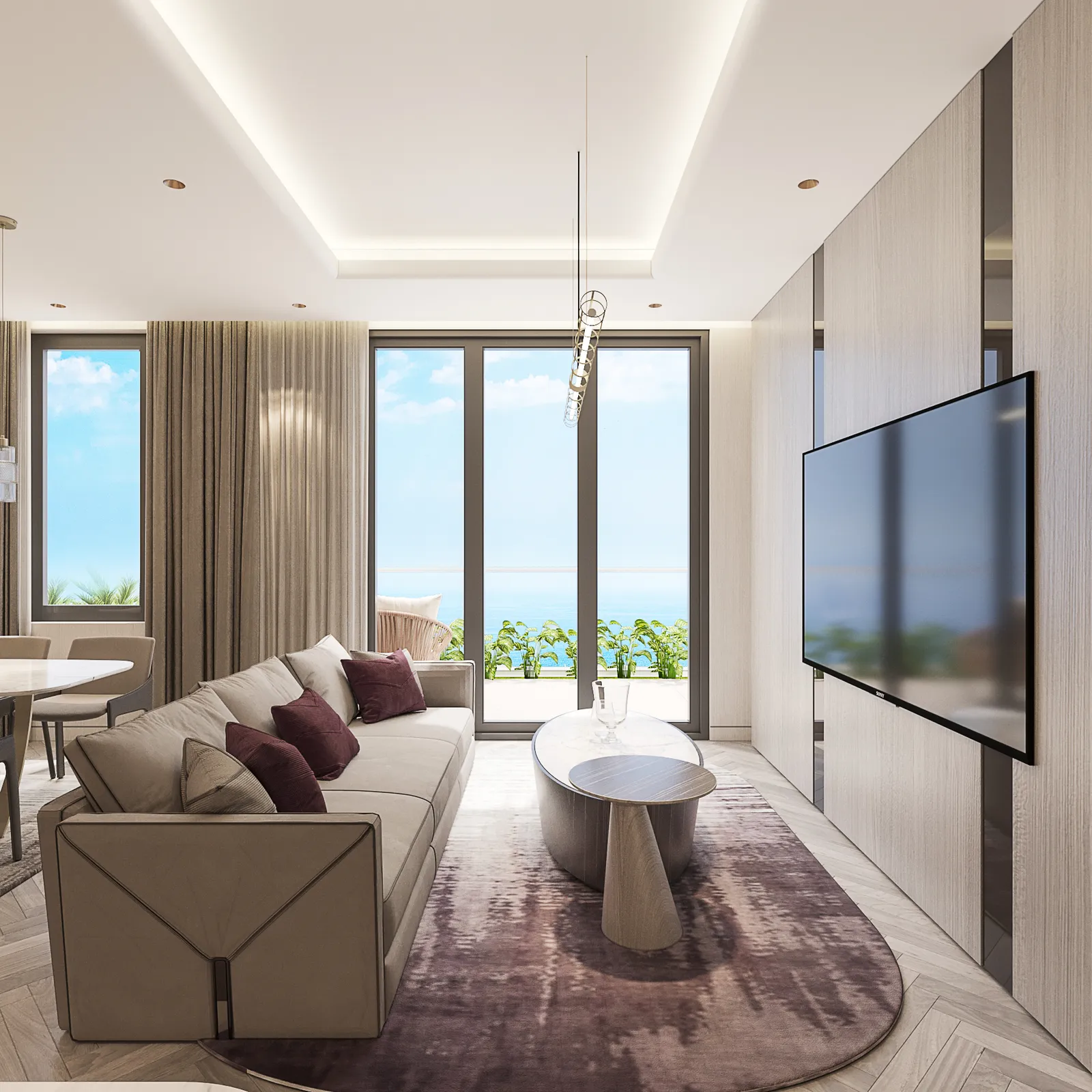 Căn hộ 3 phòng ngủ