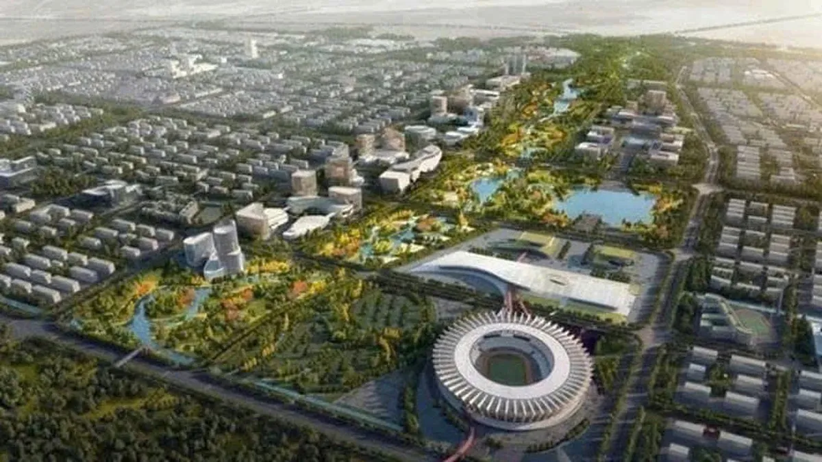 Phối cảnh một dự án siêu đô thị.
