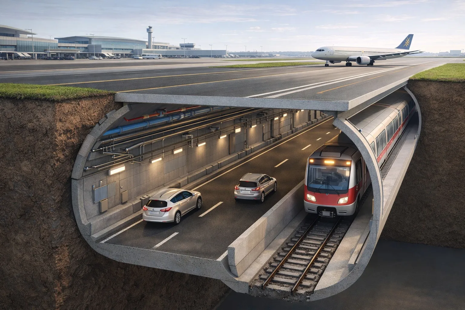 Đà Nẵng xây hầm ngầm xuyên sân bay 10.000 tỷ đồng: Công trình đầu tiên tại Việt Nam