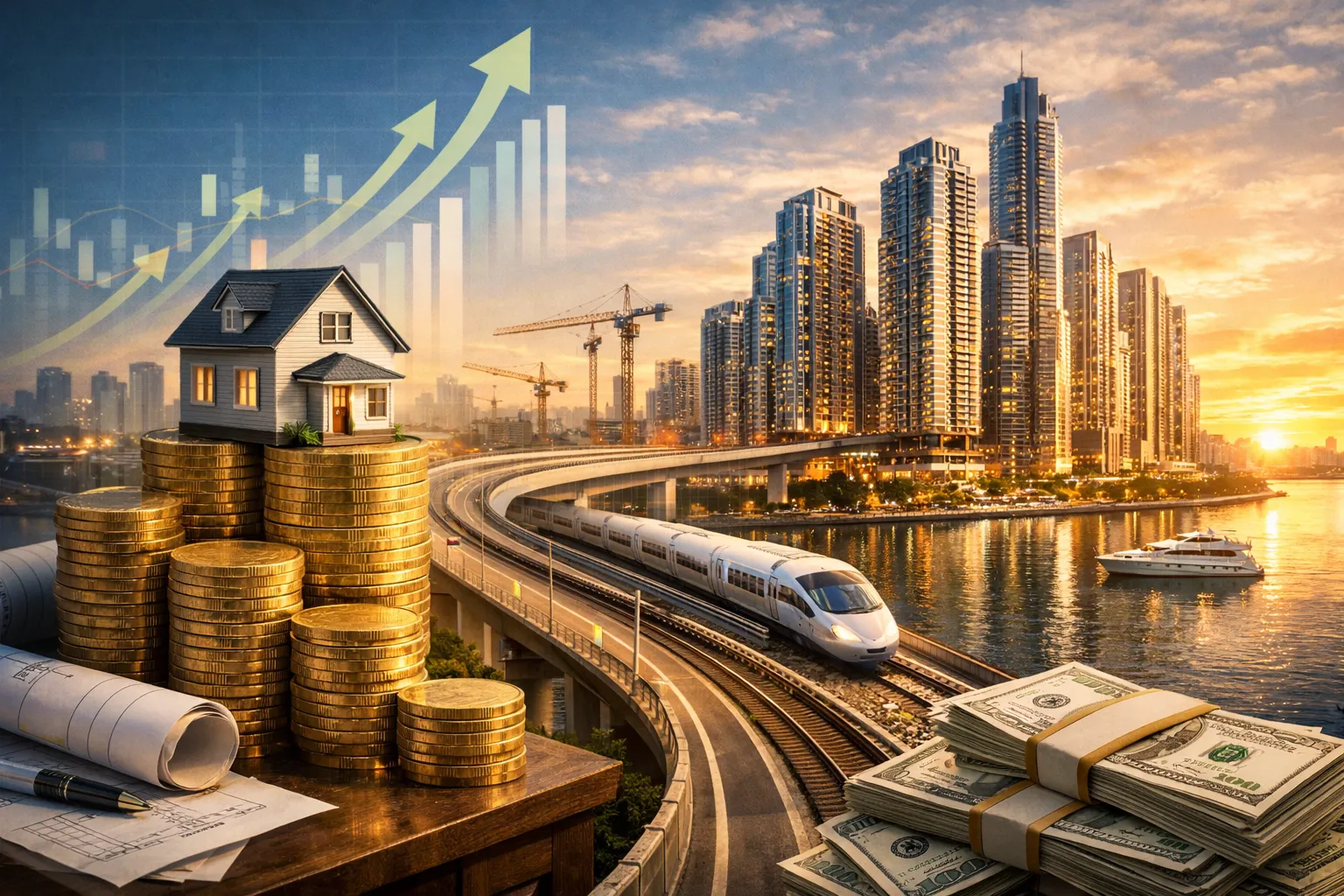 Lãi suất tăng, hạ tầng bứt tốc, dòng vốn đổ mạnh: Đây có phải là lúc nên sở hữu bất động sản giá trị thực