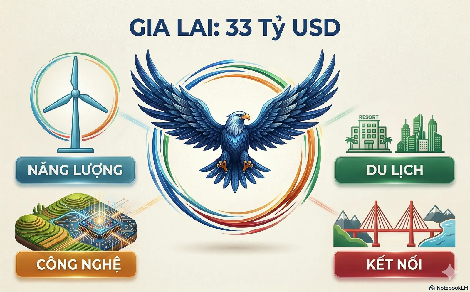 Loạt “đại bàng” VinEnergo, FLC, FPT, THACO đổ bộ, Gia Lai bứt lên mạnh mẽ