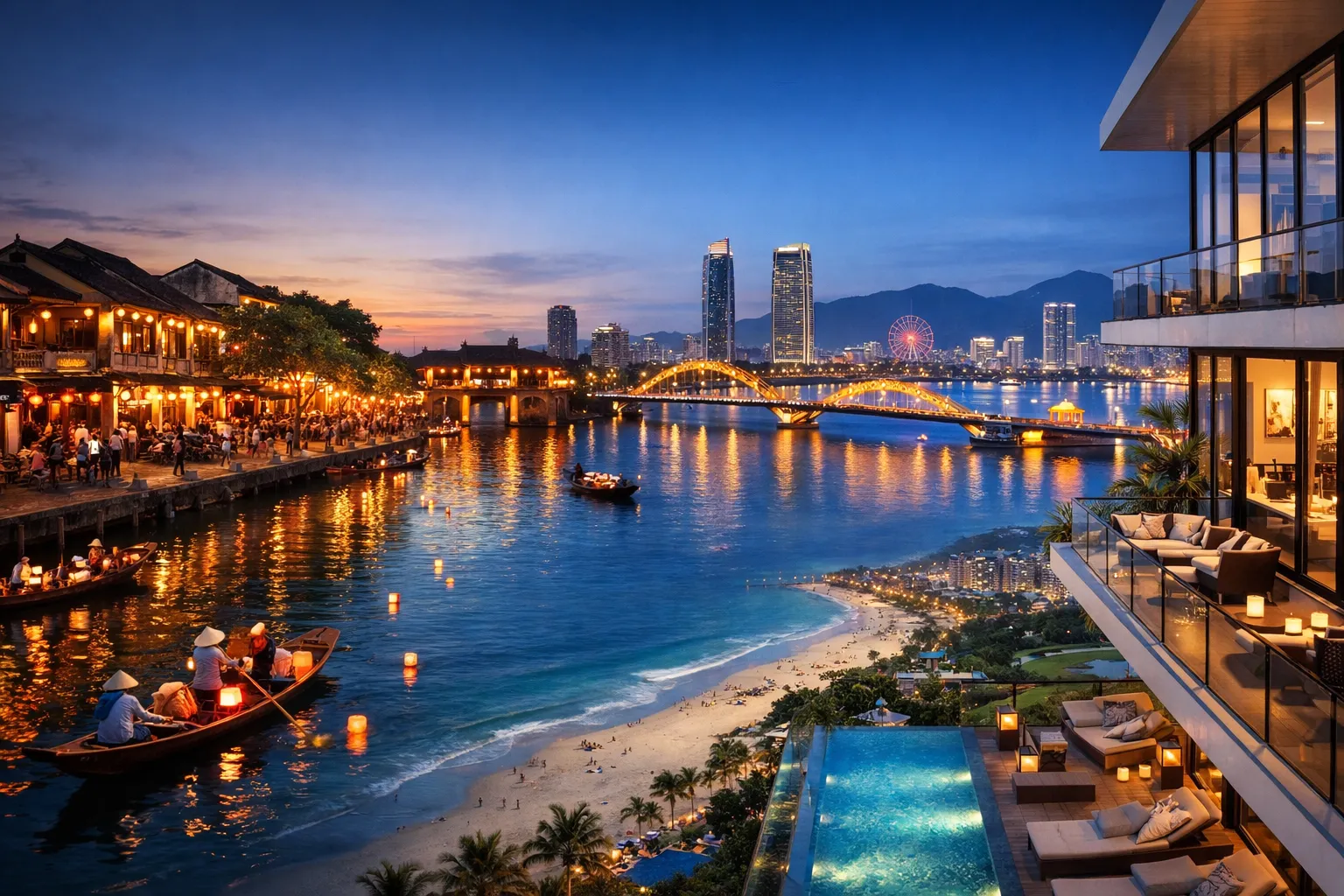 Hội An, Đà Nẵng dẫn đầu điểm đến du lịch thế giới: Cơ hội nào cho căn hộ hạng sang khai thác cho thuê?