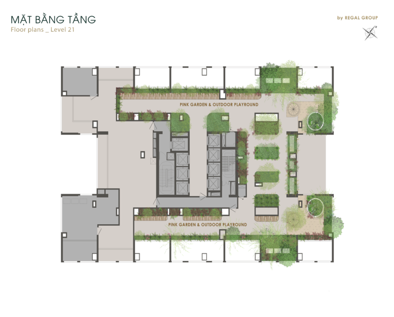 Mặt bằng dự án Regal Residence Luxury