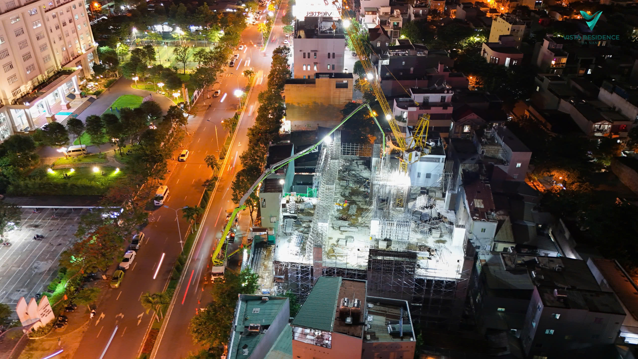 Tiến độ Vista Residence Da Nang 09/2024